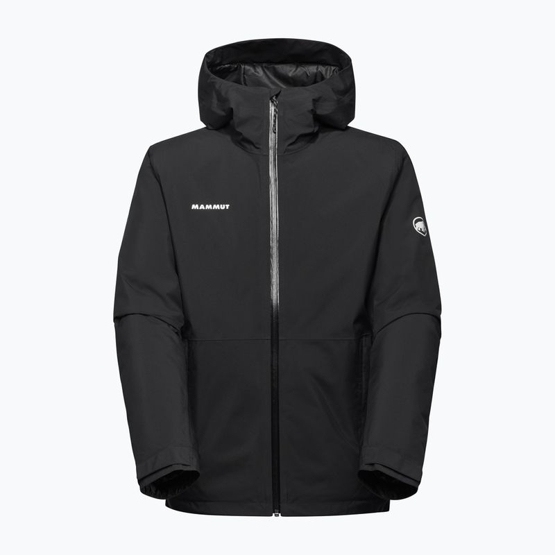 Pánská nepromokavá bunda Mammut Linard HS Thermo Hooded Jacket Men black 7