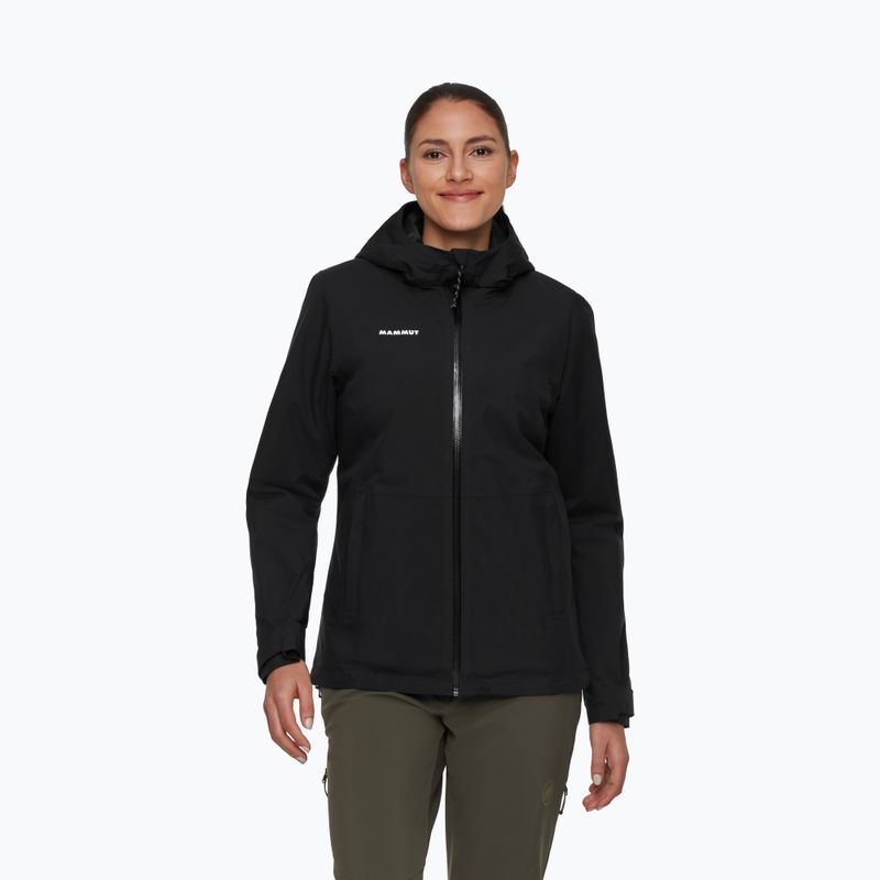 Dámská nepromokavá bunda Mammut Linard HS Thermo Hooded Jacket Women black
