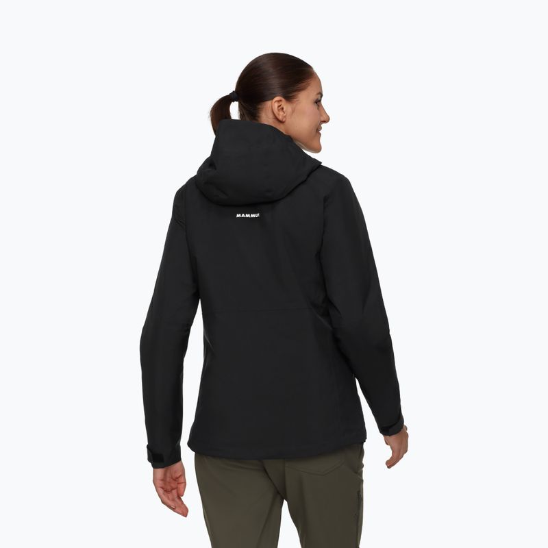 Dámská nepromokavá bunda Mammut Linard HS Thermo Hooded Jacket Women black 2
