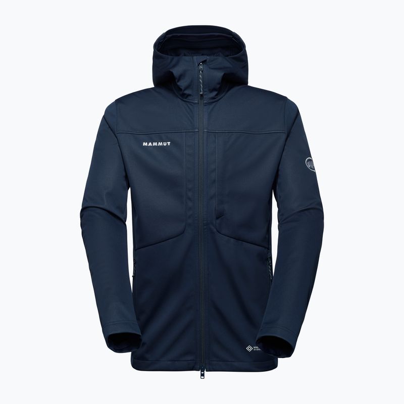 Pánská softshellová bunda Mammut Ultimate VIII Softshell Hooded navy 4