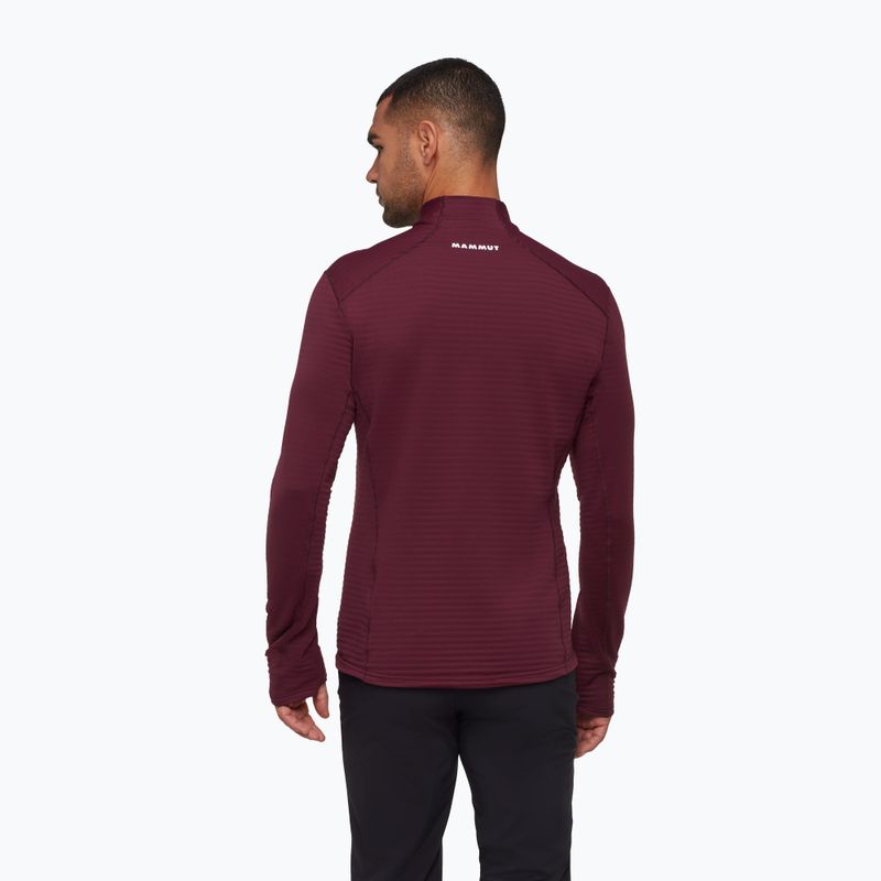 Pánská mikina Mammut Taiss Light ML burgundy/black 2