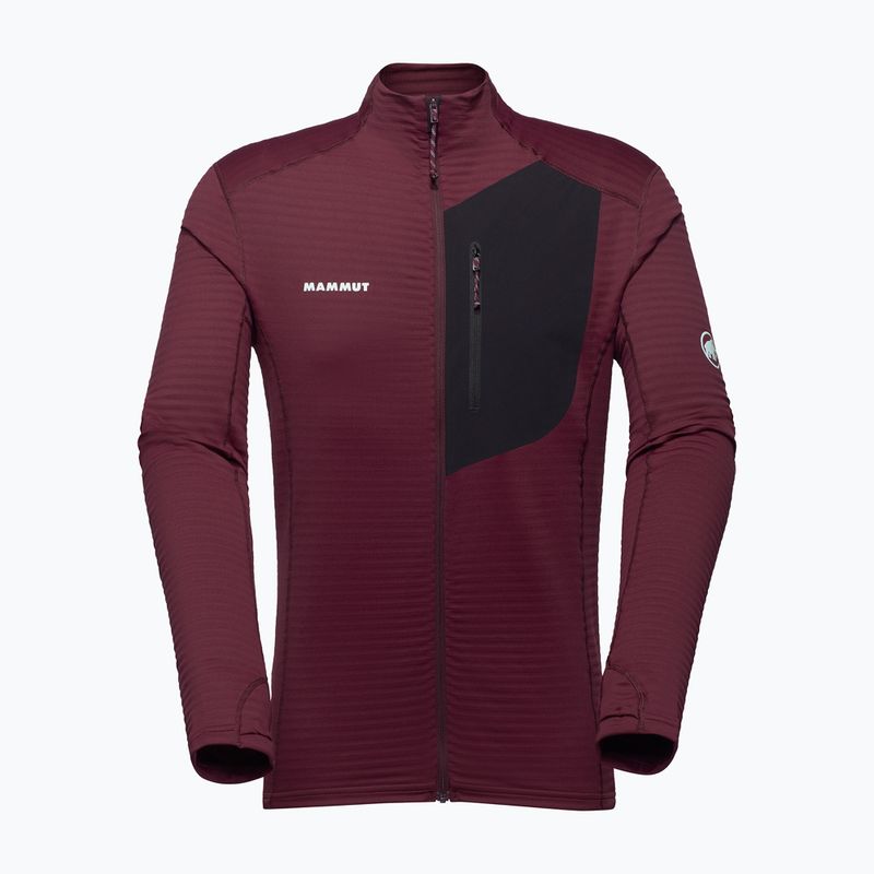 Pánská mikina Mammut Taiss Light ML burgundy/black 4