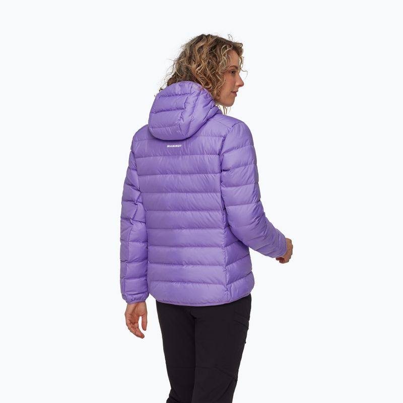 Dámská péřová bunda Mammut Waymarker IN Hooded lavender/black 2