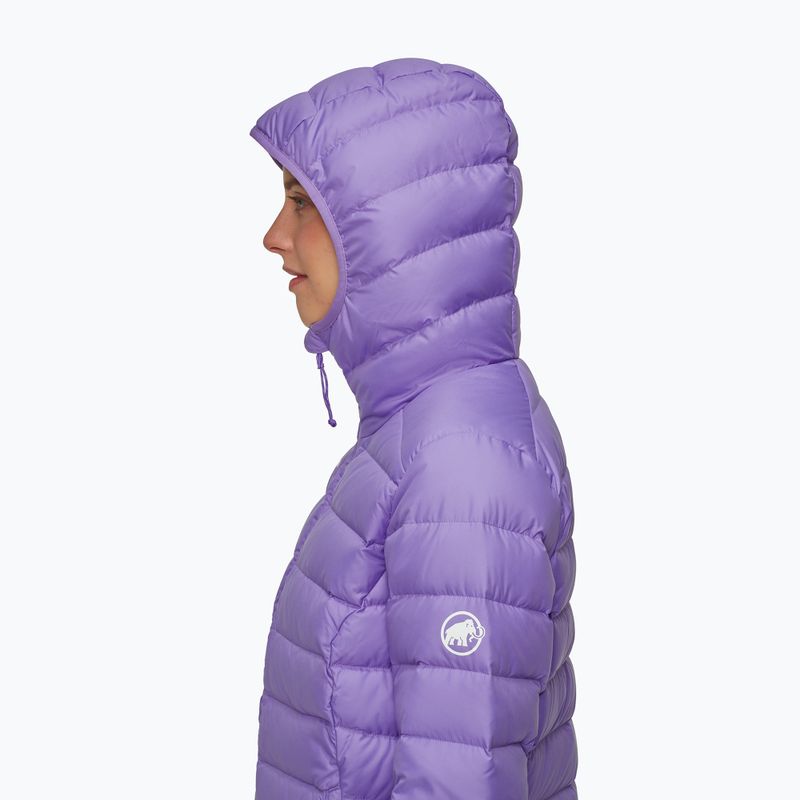 Dámská péřová bunda Mammut Waymarker IN Hooded lavender/black 4
