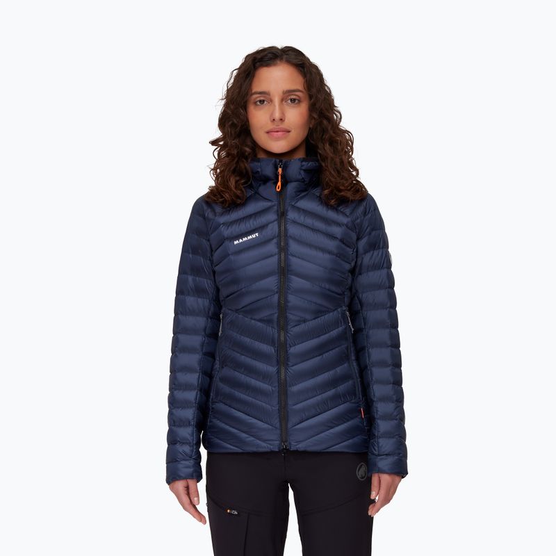 Dámská péřová bunda Mammut Broad Peak Insulation Hooded navy/black