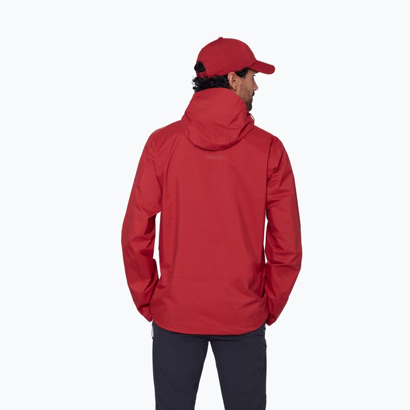Pánská větrovka Mammut Ducan HS Hooded dark mammut red 3