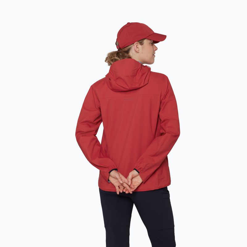 Dámská větrovka Mammut Ducan HS Hooded dark mammut red 3