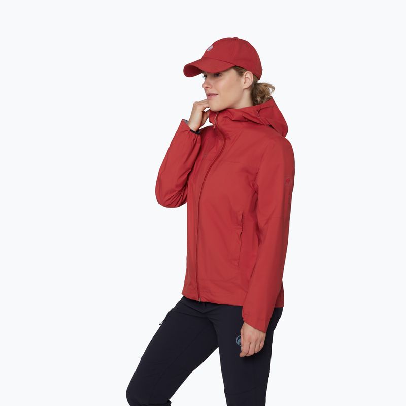 Dámská větrovka Mammut Ducan HS Hooded dark mammut red 4
