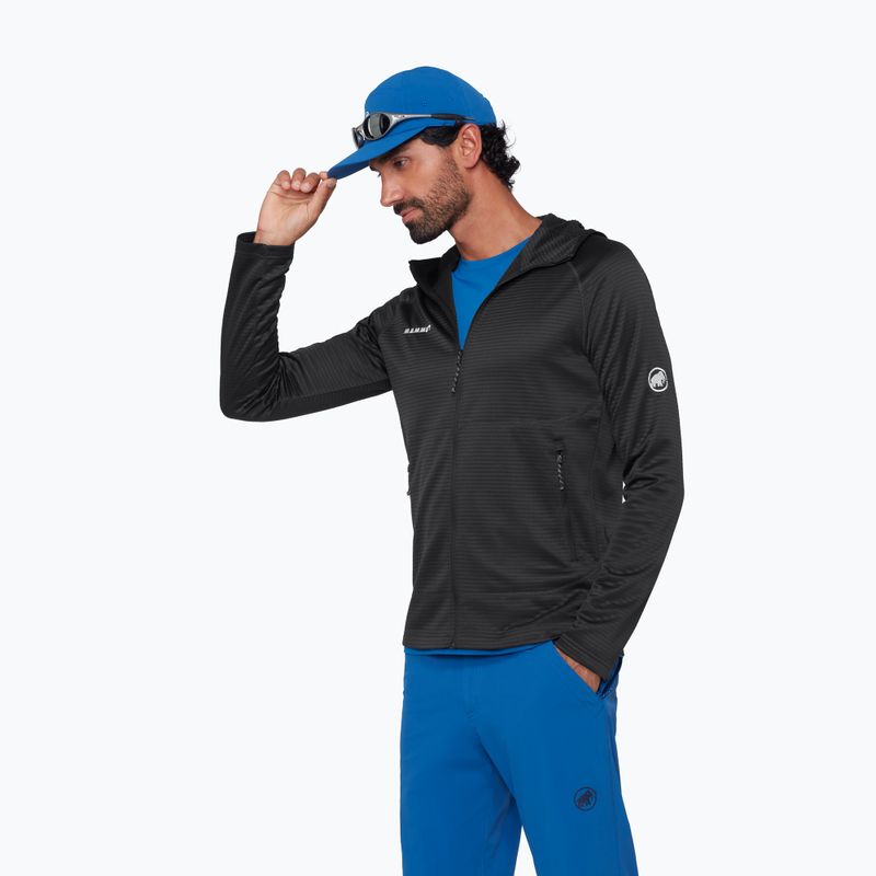 Pánská trekingová mikina Mammut Crag ML Hooded black 4