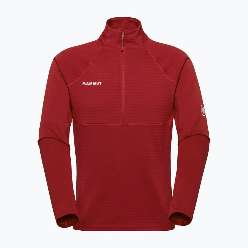 Pánská mikina Mammut Taiss ML Half Zip Pull dark mammut red 5