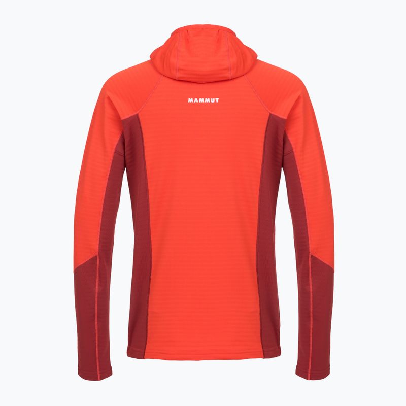 Pánská mikina Mammut Taiss ML Hooded mammut red/dark mammut 2