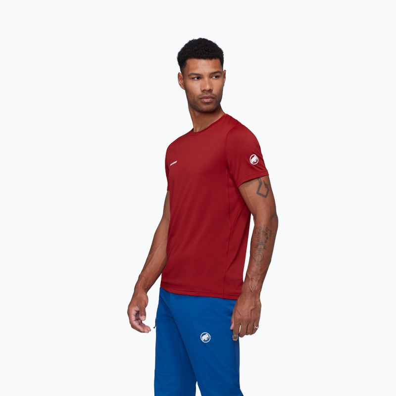 Pánské tričko Mammut Selun FL dark mammut red 4