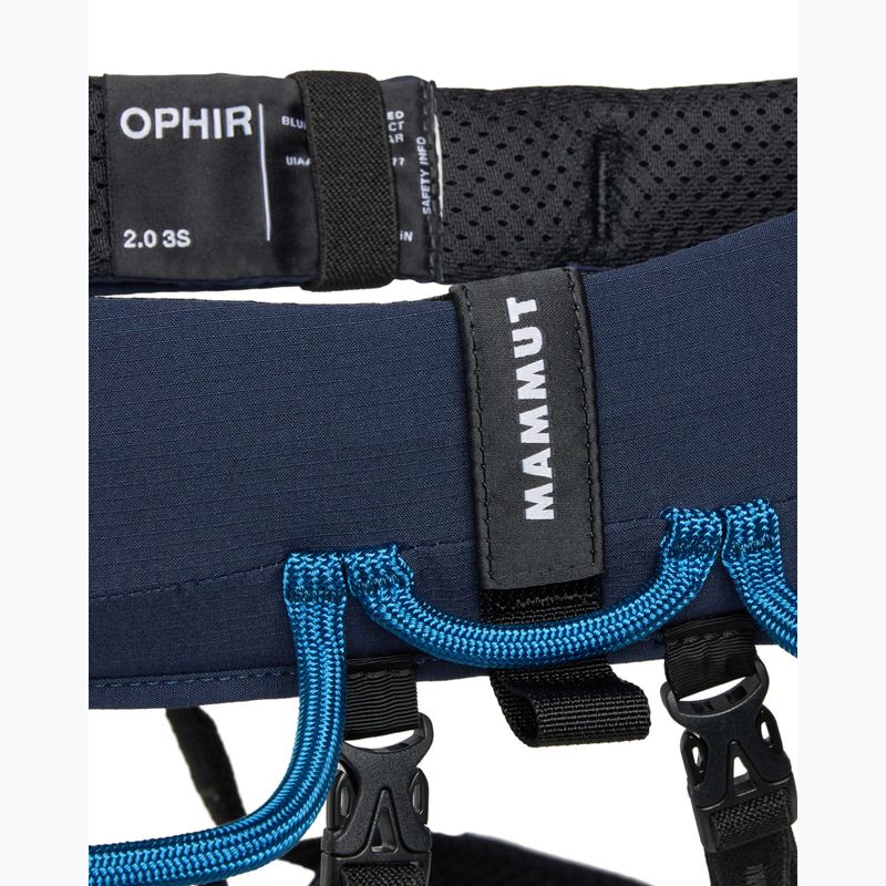 Lezecký úvazek Mammut Ophir 3 Slide 2.0 Harness marine/sapphire 4