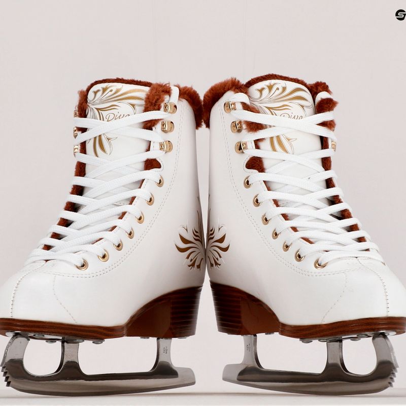 Dámské brusle Rollerblade Diva white/brown 9