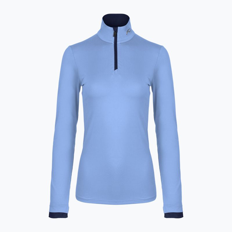 Dámská lyžařská bunda KJUS Feel Midlayer Half Zip blue opal