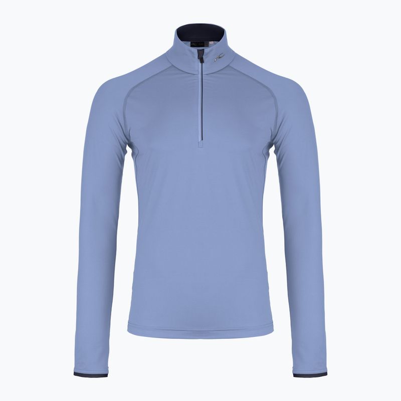 Pánská lyžařská mikina KJUS Feel Midlayer Half Zip neptune/deep space