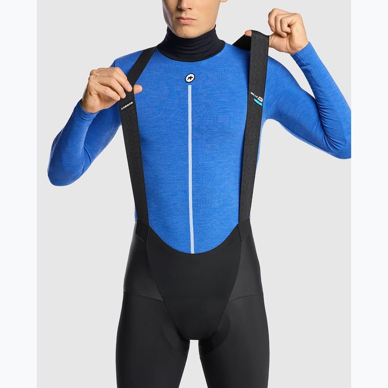 Pánský cyklistický dres Longsleeve ASSOS Ultraz Winter Skin Layer P1 calypso blu 3