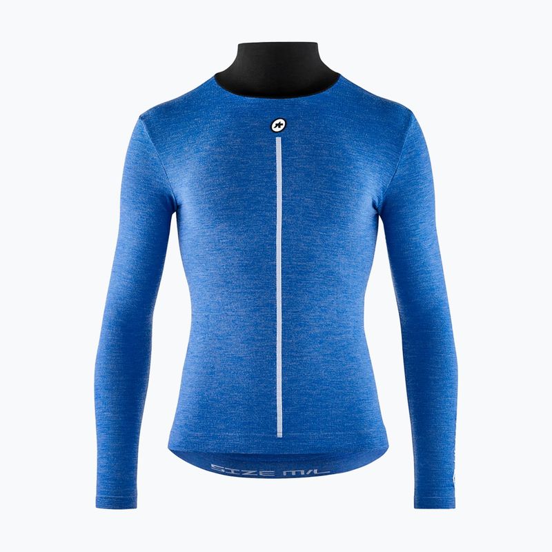 Pánský cyklistický dres Longsleeve ASSOS Ultraz Winter Skin Layer P1 calypso blu 8