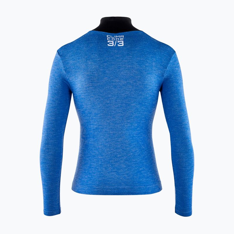 Pánský cyklistický dres Longsleeve ASSOS Ultraz Winter Skin Layer P1 calypso blu 9
