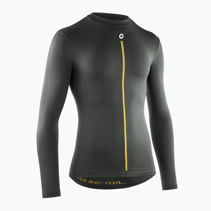 Cyklistický dres longsleeveASSOS Spring Fall Skin Layer P1 anthracite grey 3