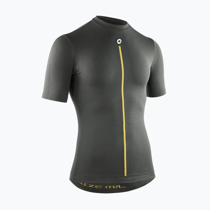 Pánský cyklistický dres ASSOS Spring Fall Skin Layer P1 anthracite grey 3