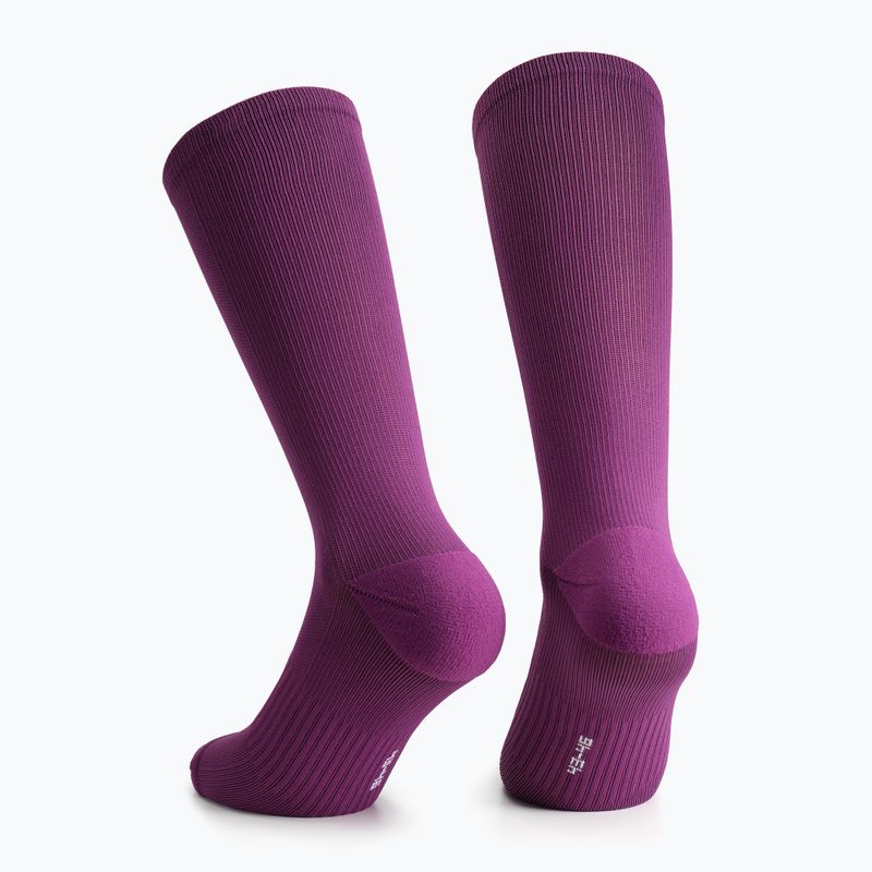 Cyklistické ponožky  ASSOS Spring Fall Unisea alchemy purple 2