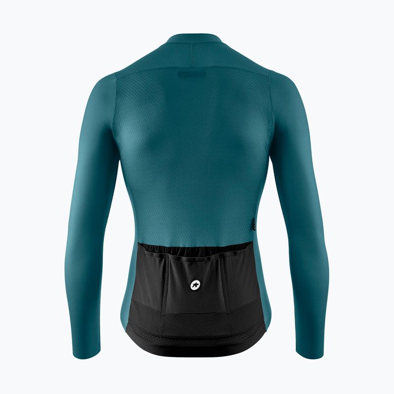 Pánský cyklistický dres Longsleeve ASSOS Mille GT S11 foundation green 2