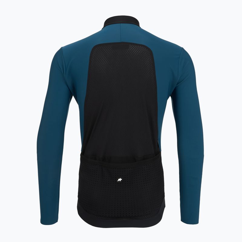 Pánské cyklistické tričko Longsleeve ASSOS Equipe R S11 Spring Fall petrol blue 2