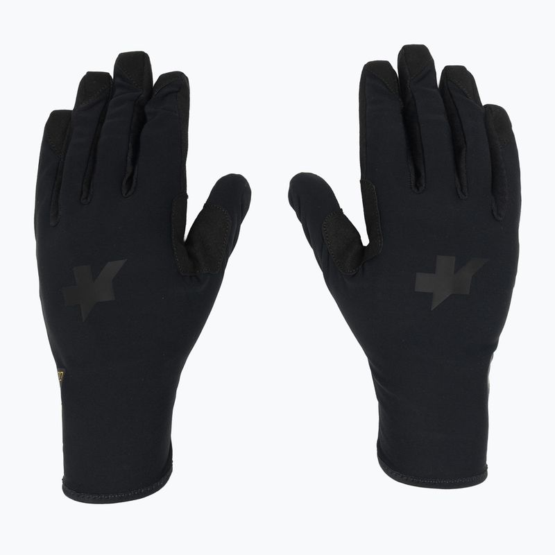 Cyklistické rukavice ASSOS Spring Fall P1 black 2
