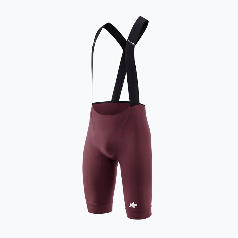 Pánské cyklistické šortky ASSOS Mille GT S11 Bib Shorts burgundy red 4