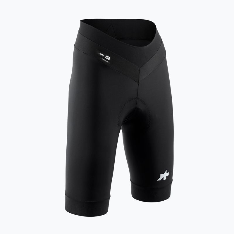 Dámské cyklistické šortky ASSOS Uma GT S11 Half Shorts Long W black 3