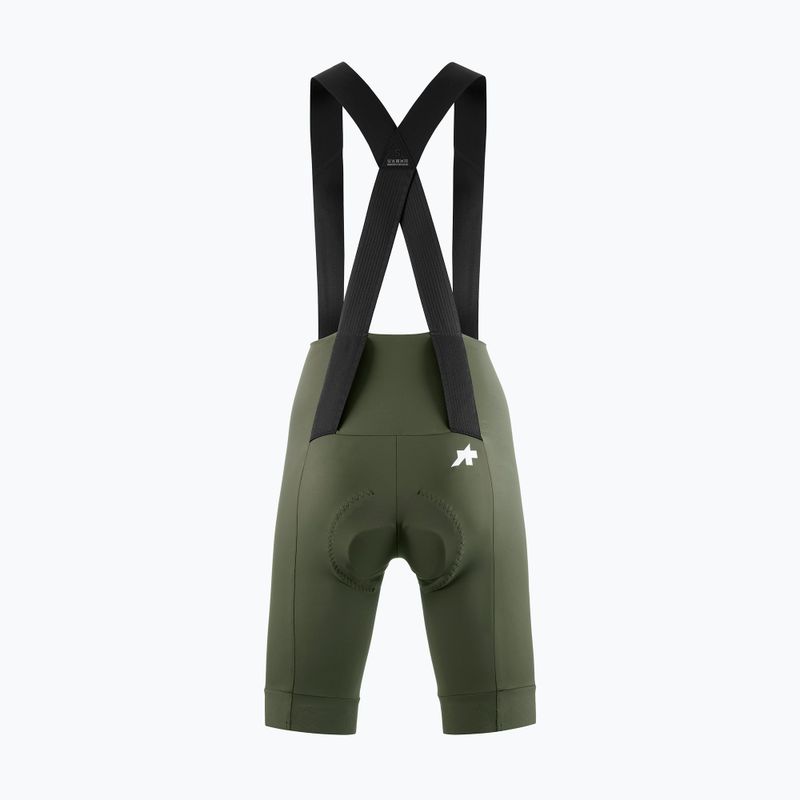 Dámské cyklistické šortky ASSOS Uma GT S11 Bib Shorts W moss green 2