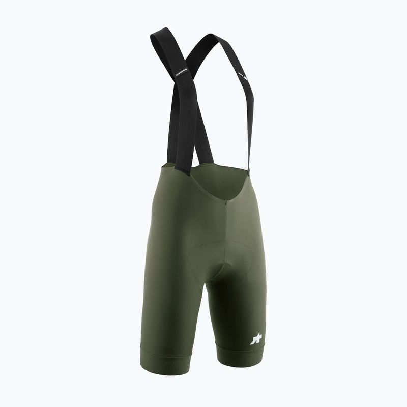 Dámské cyklistické šortky ASSOS Uma GT S11 Bib Shorts W moss green 3