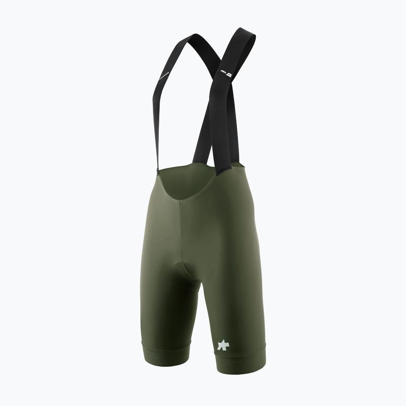 Dámské cyklistické šortky ASSOS Uma GT S11 Bib Shorts W moss green 4