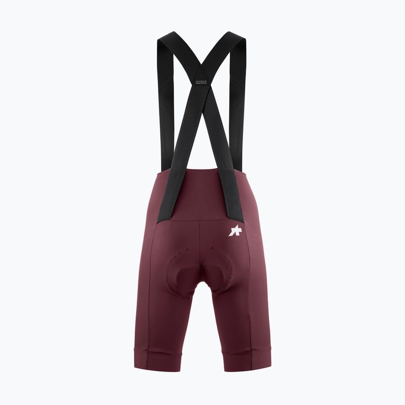Dámské cyklistické šortky ASSOS Uma GT S11 Bib Shorts W burgundy red 2