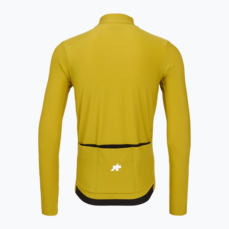 Pánské cyklistické tričko Longsleeve ASSOS Mille GT Spring Fall Jersey S11 golden yellow 2