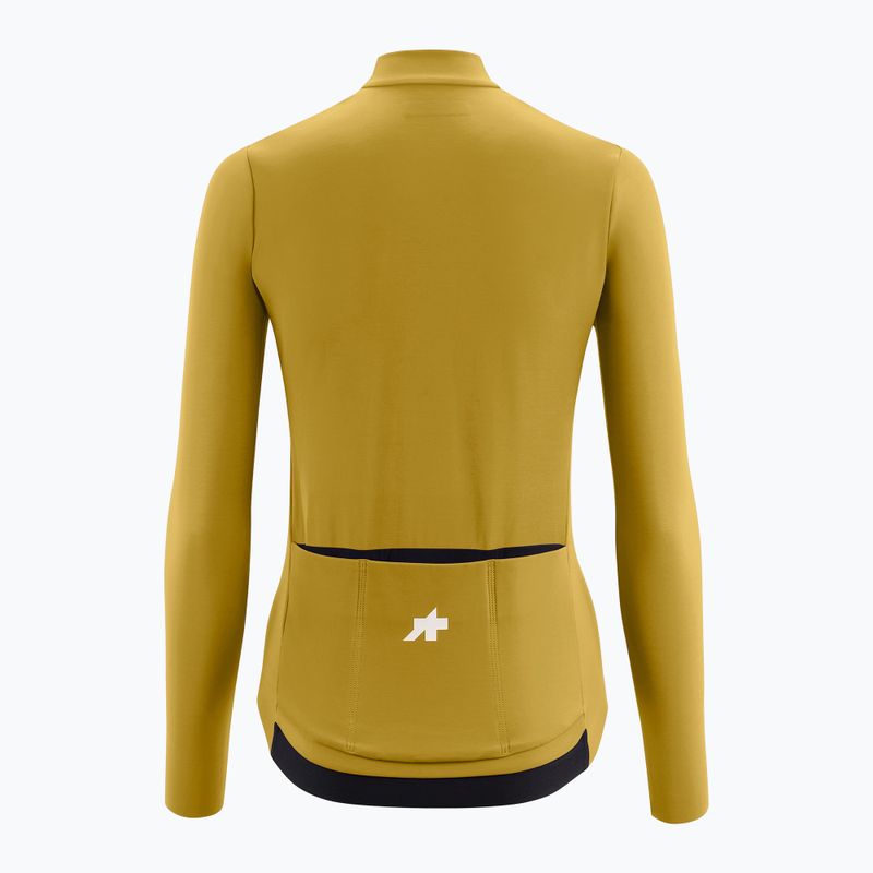 Dámské cyklistické tričko Longsleeve ASSOS Mille GT Spring Fall Jersey S11 golden yellow 2