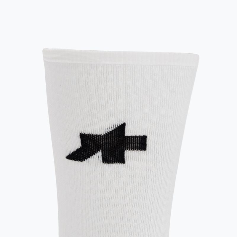 Ponožky ASSOS Equipe Spring Fall P1 white 3
