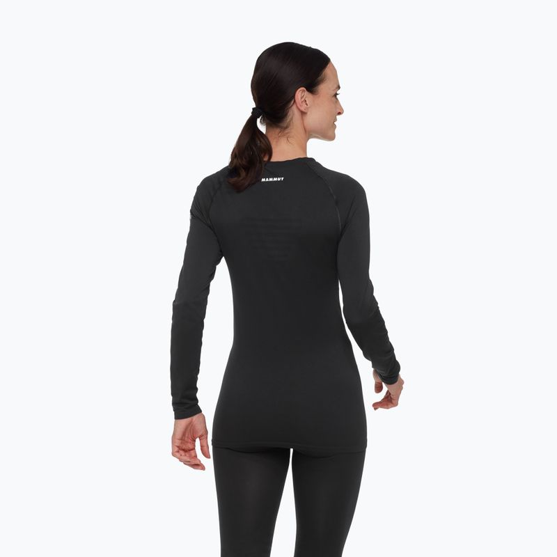 Dámská termoakční mikina Mammut All-Mountain Seamless BL Mid black/white 2