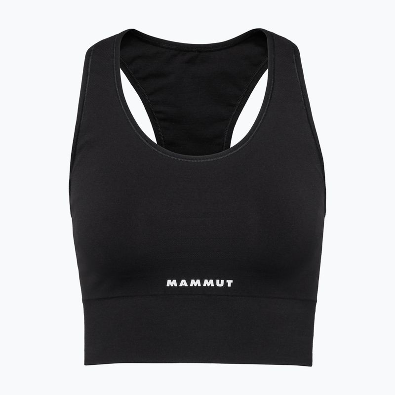 Termoaktivní sportovní podprsenka Mammut All-Mountain Seamless BL Sport black/white 4