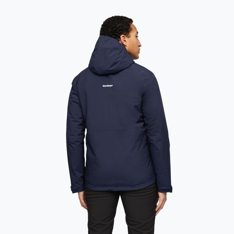 Pánská nepromokavá bunda Mammut Linard HS Thermo Hooded Jacket Men marine 2