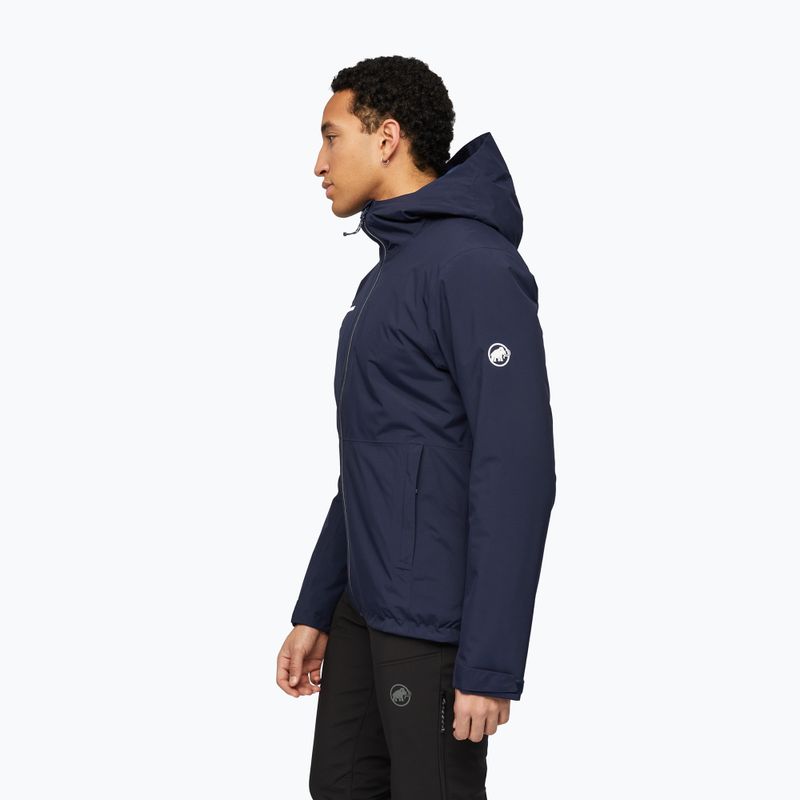 Pánská nepromokavá bunda Mammut Linard HS Thermo Hooded Jacket Men marine 3