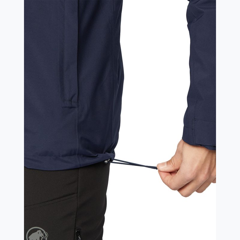 Pánská nepromokavá bunda Mammut Linard HS Thermo Hooded Jacket Men marine 7