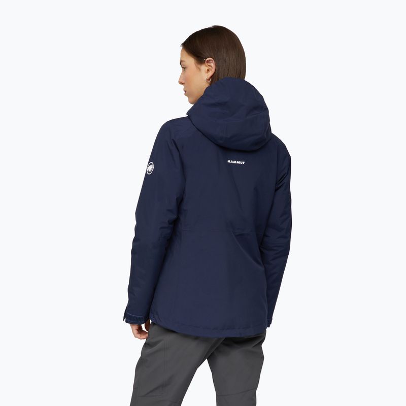 Dámská nepromokavá bunda Mammut Linard HS Thermo Hooded Jacket Women marine 2