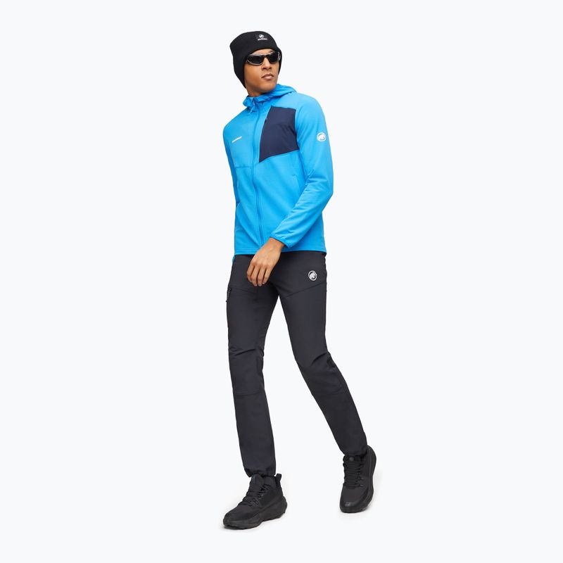 Pánská trekingová mikina Mammut Madris Light ML Hooded Jacket Men glacier blue/marine 2