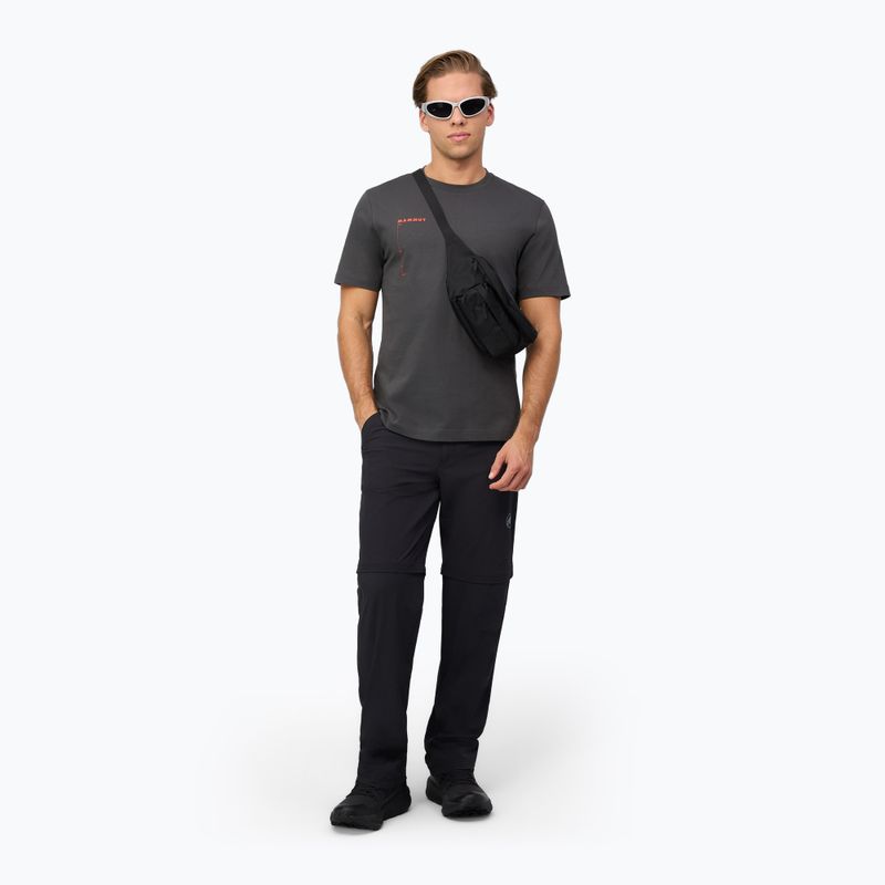 Pánské tričko na lezení Mammut Base T-Shirt Men Avy gabbro 2