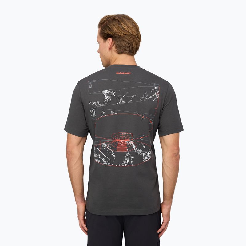 Pánské tričko na lezení Mammut Base T-Shirt Men Avy gabbro 3