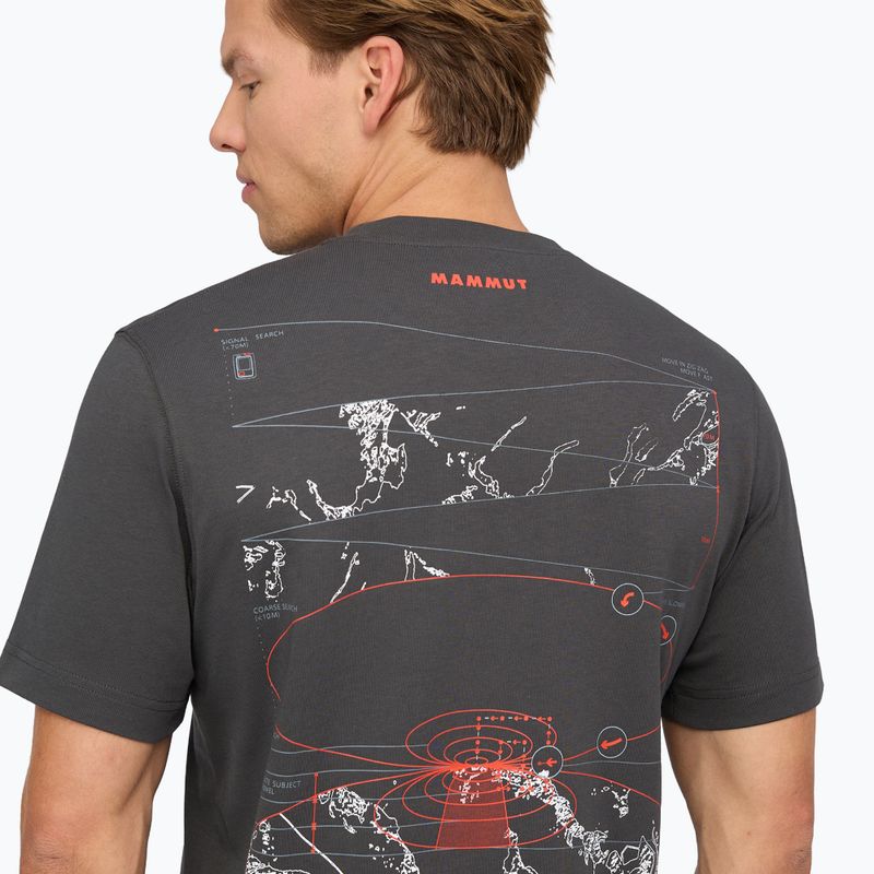 Pánské tričko na lezení Mammut Base T-Shirt Men Avy gabbro 5