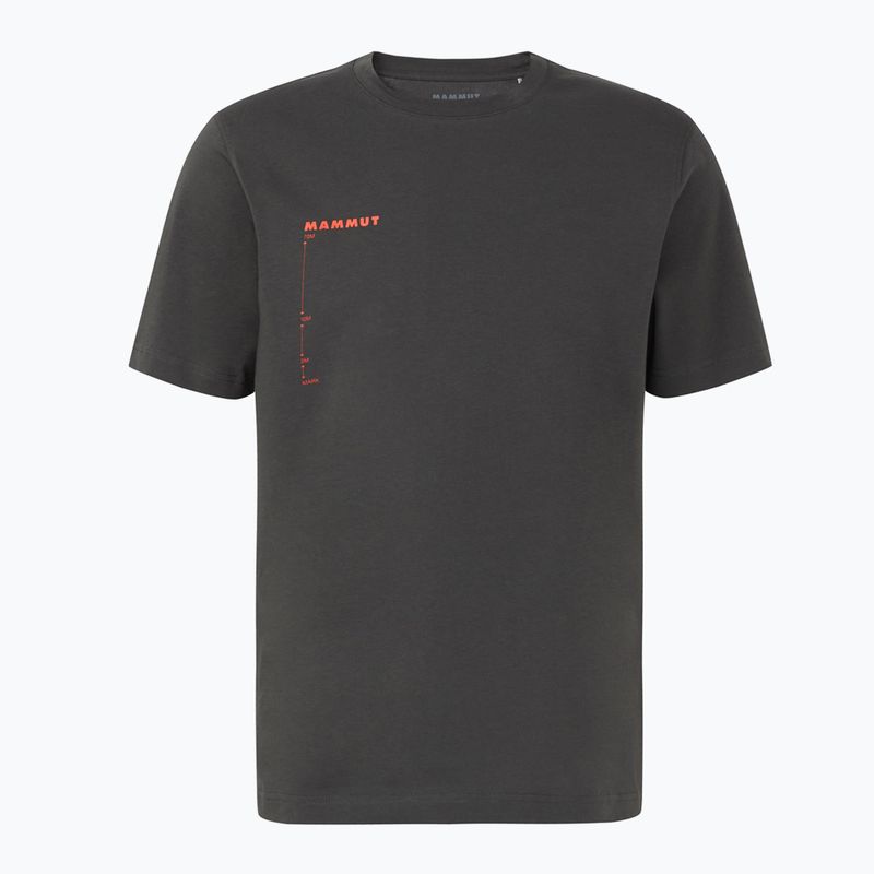 Pánské tričko na lezení Mammut Base T-Shirt Men Avy gabbro 6