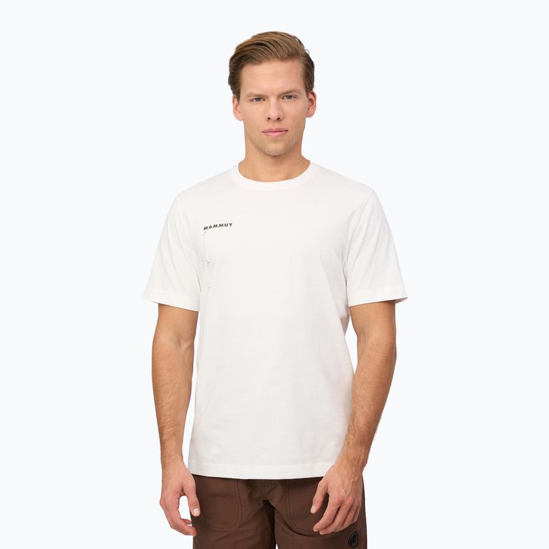Pánské tričko na lezení Mammut Base T-Shirt Men Avy white